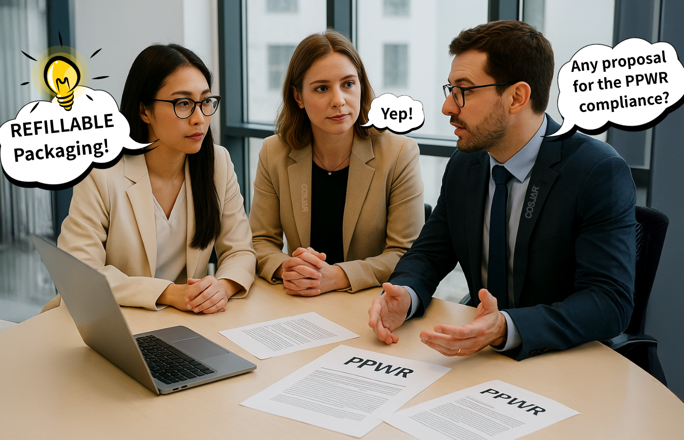 Il packaging ricaricabile di COSJAR ti aiuta a rispettare il PPWR